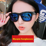 Myopia Sunglasses Men Women Short Sighted Eyeglasses Finished Optics Eyewear Prescription -1.0 -1.5 -2.0 -2.5 -3.0 -3.5 -4.0