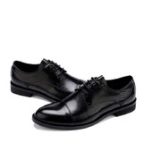 MYCOLEN Luxury Brand Fashion Vintage Retro Handmade Mens Oxford Shoes Business Office Dress Shoes Genuine Leather Male Shoe