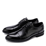 MYCOLEN Luxury Brand Fashion Vintage Retro Handmade Mens Oxford Shoes Business Office Dress Shoes Genuine Leather Male Shoe