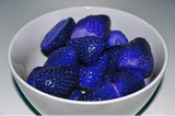 MXLUODX Blue Strawberry Seeds Organic Fruit Seeds Vegetables Non-GMO Bonsai Pot DIY Home Garden Plants 200pcs