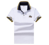 Mwxsd brand Men's Casual solid Polo Shirt summer men short sleeve embroidery camisas polo shirts homme polos