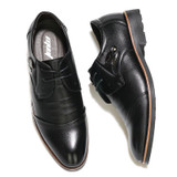 MVVT Fashion Pointed Toe Men Oxfords Shoes Quality PU Formal Shoes Men Dress Shoes Business Wedding Shoes