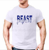 Muscleguys Brand Men's Animal Gyms Shirts,GOLDS NPC POWERHOUSE Wear T Shirt Men Fitness Bodybuilding Workout Clothes 100% Cotton