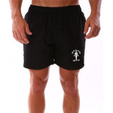 MUSCLE ALIVE Men Shorts Gyms Clothing Bodybuilding Shorts Mens Fitness Clothes Workout For Male Cotton Print Casual