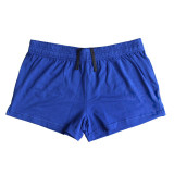 MUSCLE ALIVE Gymwear Shorts Men Gyms Bodybuilding Shorts Workout shorts Male Golds Casual Cotton Fitness Plain 3" Inseam
