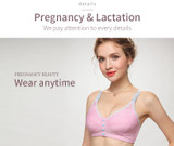 MUQIAN front open bra maternity underwear wireless cotton bra pregnancy maternity clothes bra breastfeeding nursing intimate bra