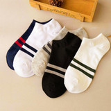 MUQGEW Newest Unisex Fashion Comfortable Stripe Cotton Useful Sock Slippers Short Casual Beautiful Flawless Ankle Socks Soxs