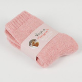 New Arrived Pure Solid Women Socks Thicken Wool Warm Sock Design For Female High-grade Comfortable Casual Sock For Winter