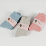 New Arrived Pure Solid Women Socks Thicken Wool Warm Sock Design For Female High-grade Comfortable Casual Sock For Winter