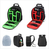 New Arrived Video Photo Bag Camera Backpack for Canon Nikon DSLR D3300 D3200 D3100 D5300 D5200 S1 J1 J2 J3 V1 V2 +Rain Cover