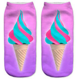 New Arrived 3D Printed Emoji Socks Women Unisex Maple Leaf Plants Short Socks Multi Colors Low Cut Dress Fashion Ankle Socks