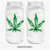 New Arrived 3D Printed Emoji Socks Women Unisex Maple Leaf Plants Short Socks Multi Colors Low Cut Dress Fashion Ankle Socks