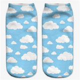 New Arrived 3D Printed Emoji Socks Women Unisex Maple Leaf Plants Short Socks Multi Colors Low Cut Dress Fashion Ankle Socks