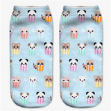 New Arrived 3D Printed Emoji Socks Women Unisex Maple Leaf Plants Short Socks Multi Colors Low Cut Dress Fashion Ankle Socks