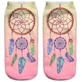 New Arrived 3D Printed Emoji Socks Women Unisex Maple Leaf Plants Short Socks Multi Colors Low Cut Dress Fashion Ankle Socks