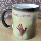 New Arrive Mercy please The Walking Dead Mugs morphing coffee mugs zombie mug novelty heat changing color mug cup