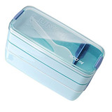 New Arrive 900ml Portable 3 Layer Healthy Food Container Microwave Oven Lunch Bento Boxes Lunchbox