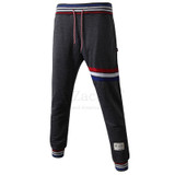 New 2017 Indoor Elastic Waist Stripe Karen Stripe Baggy Traning foot beam Track Harem Pants Men Fitness Men's SweatPants