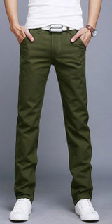New 2017 high quality Pure cotton thin Men's pure color straight Casual pants Men Slim business Leisure pants trousers