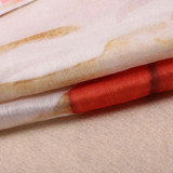 New 2017 High Quality Cotton Linen Silk Dress Summer Floral Print Linen Dresses Women Casual Vestidos Lady Plus Size Robe Femme