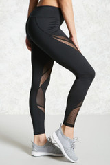New 2017 Fashion Women High Waist Fitness Leggings Lace Patchwork Pants Trousers