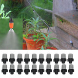 20M Misting Cooling System For Outdoor Patio Garden Greenhouse Irrigation Set 47FT With 20 Pack Of Plastic Mist Nozzles