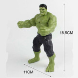 20cm 2017 New Avengers Toys Light Rotate Iron Man Hulk PVC Action Figure Model Toys Brinquedos Kids Gift Original Box