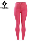 2040 Youaxon Women`s Celebrity Style Cute High Waist Stretch Skinny Denim Jean Pants Jeans For Woman