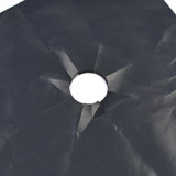 2025F# 4pcs/lot Reusable Aluminum Foil Gas Stove Protectors Cover/Liner Clean Mat Pad Dishwasher Safe Kitchen Accessories