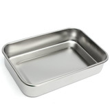 202 Stainless Steel Dental Instruments Tray Surgical Nursing Lid Medical Equipment Steriliser Container For Dentist Storage Box