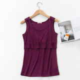 2018Breast Feeding Tops Tees Maternity Nursing Clothes Pregnant Women Breastfeeding T-shirt Premama Wear Clothing tank tops vest