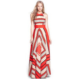 2018 Zebra Stripes Halter Chiffon Long Dress Maxi Dresses Vestidos Sexy Casual Sleeveless Split Beach Women Summer Dress