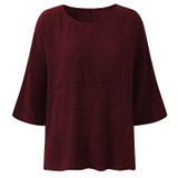 2018 ZANZEA Summer Blouse Women O Neck Short Sleeve Casual Loose Solid Work Shirt Cotton Linen Top Party Baggy Blusas Plus Size