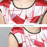 2018 Womens Tops and Blouses Short Sleeve Chiffon Blouse Summer Ladies Print Shirts Casual Clothing Plus Size Blusa Feminina