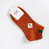 2018 women's socks 5 pair socks short invisible cotton solid color women fashion Retro cute ankle socks for women high quality