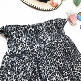 2018 Women's Leopard A-line Short Skirt Ruffles Leopard Printing Mini Skirts Sexy Casual Elastic High Waist Retro Pleated Skirt