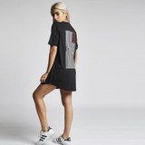 2018 women's fashion and leisure T-shirts female short sleeved stars print back old leisure T-shirts large size summer clothes