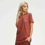 2018 women's fashion and leisure T-shirts female short sleeved stars print back old leisure T-shirts large size summer clothes