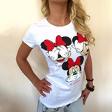 2018 Soatrld New Women's T-shirt Retro Print Pineapple Summer O-neck Casual Short Sleeve Tee Tops Female T shirt Woman Clothes
