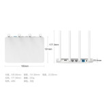English Version Xiaomi Mi WIFI Router 3 11AC Dual Band 2.4/5G 1167Mbps 128M ROM/RAM  APP Control External USB storage