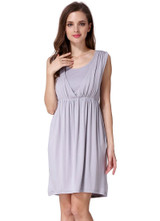 Emotion Moms Summer maternity Clothes Breastfeeding dress Sleeveless Maternity Dresses For Pregnant Women Nursing Vest skirt