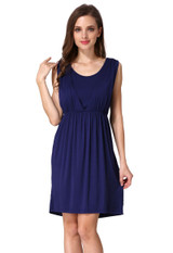 Emotion Moms Summer maternity Clothes Breastfeeding dress Sleeveless Maternity Dresses For Pregnant Women Nursing Vest skirt