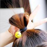 Emoji Elastic Rope Ring Hairband Fashion Women Girls Hair Band Ponytail Holder