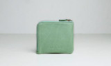 EMMA YAO leather wallet female small zipper wallet ultrathin fashion coin purses holders