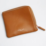 EMMA YAO leather wallet female small zipper wallet ultrathin fashion coin purses holders