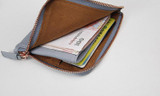 EMMA YAO leather wallet female small zipper wallet ultrathin fashion coin purses holders