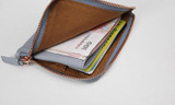 EMMA YAO leather wallet female small zipper wallet ultrathin fashion coin purses holders