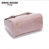 EMINI HOUSE Vintage Oil Wax Genuine Leather Women Crossbody Bag Luxury Handbags Women Messenger Bags Fashion Shoulder Bags