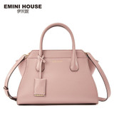 EMINI HOUSE Split Leather Shoulder Bag Fashion Trapeze Women Messenger Bags Handbag Women Famous Brands Crossbody Bags For Women