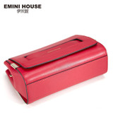 EMINI HOUSE Split Leather Flap Bag New Design Women Messenger Bags Casual Clutches Women Shoulder Bags Fashion Crossbody Bag